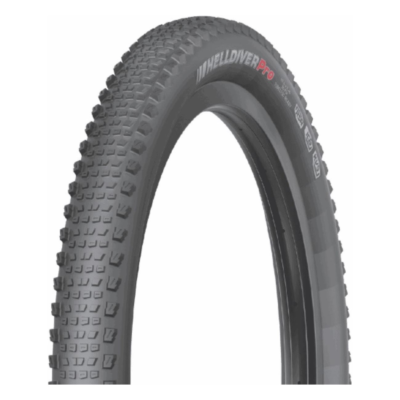 MTB Helldiver Tire 27.5x2.40 Folding Tubeless Ready for Downhill and Enduro - 1