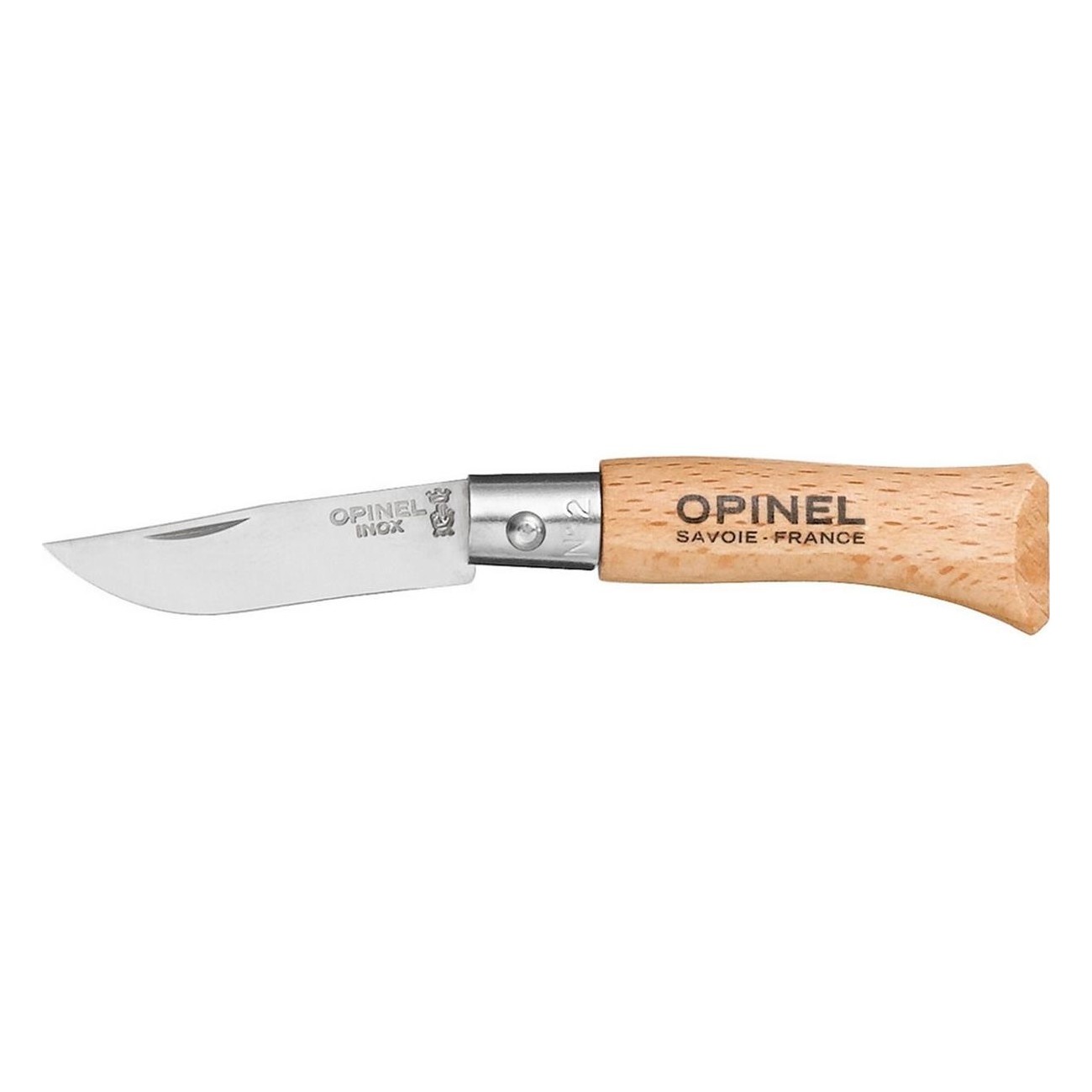 Opinel Viroblock N°2 Inox - Ensemble de 12 Couteaux Compacts et Polyvalents - 1