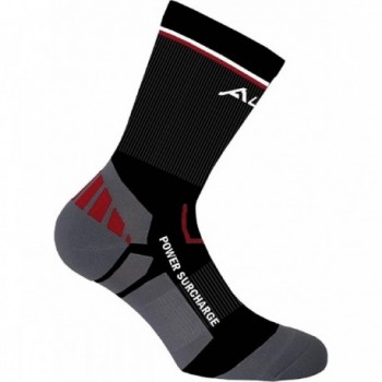 Chaussettes de Cyclisme Mi-hauteur Noires - Taille M (39/42) ALIKE CYCLING - 1