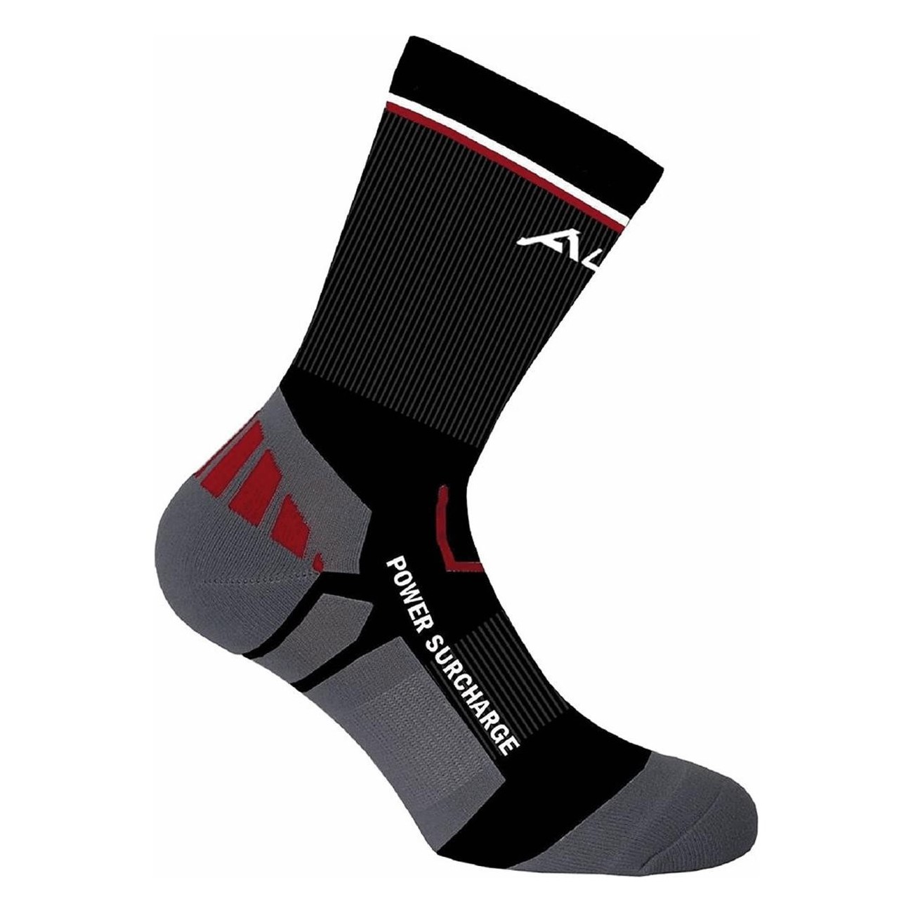 Chaussettes de Cyclisme Mi-hauteur Noires - Taille M (39/42) ALIKE CYCLING - 1