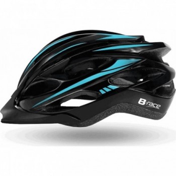 Casco da Ciclismo Granith In-Mold Nero/Azzurro Taglia L (58-62 cm) Certificato EN1078 - 1 - Caschi - 8055320656699