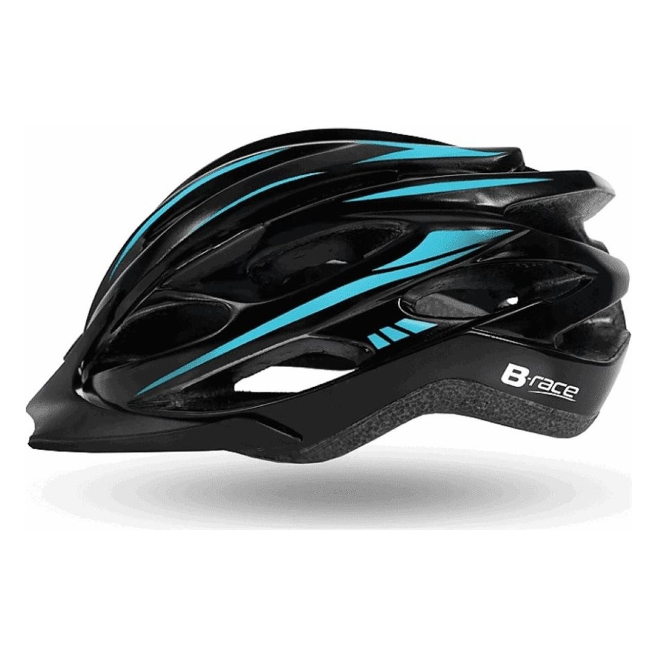 Casque de Cyclisme Granith In-Mold Noir/Bleu Taille L (58-62 cm) EN1078 - 1