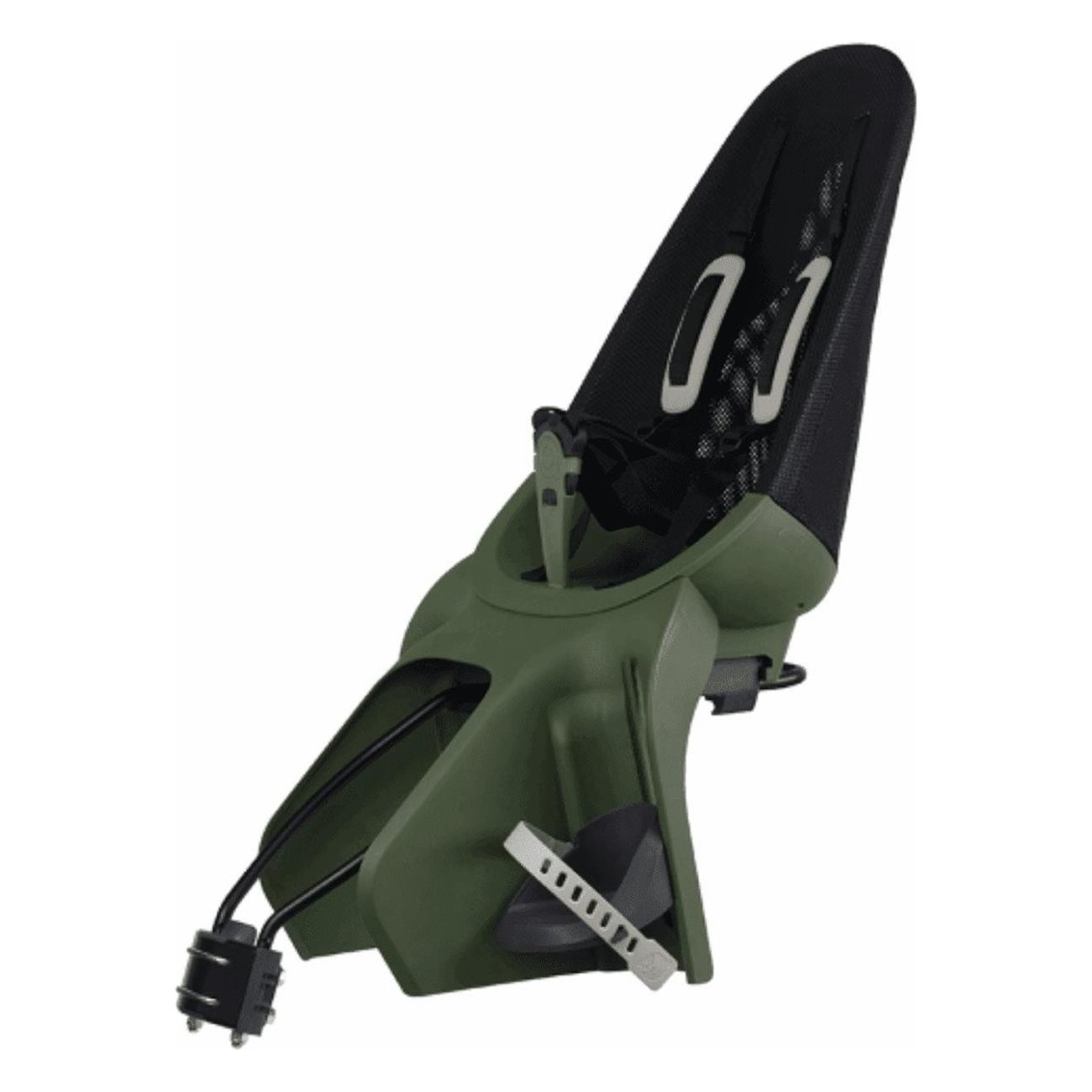 Qibbel Air Black/Green Rear Seat for Frame, Up to 22 kg, Lightweight & Safe - 1