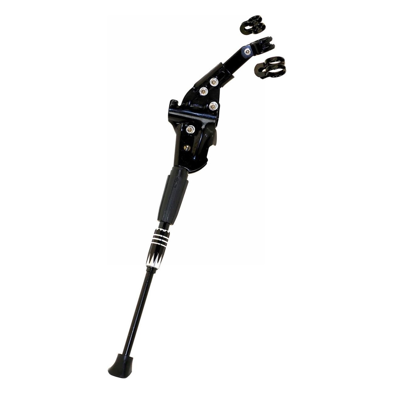 Adjustable Black Aluminum Tripod 24-29 Inches with 3 Clamps - 1