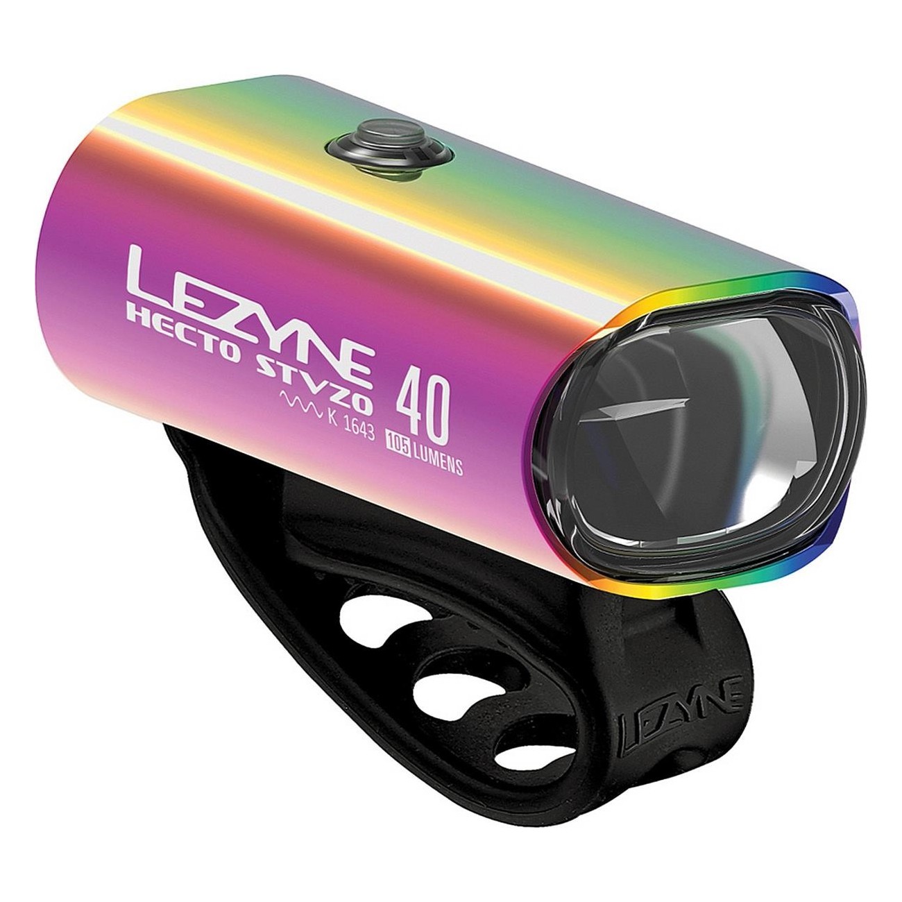 Lezyne Hecto Drive 40 STVZO Neo Metallic Bike Light - 40 Lux, IPX7, USB Rechargeable - 1