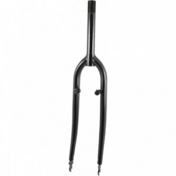 Black Rigid Fork 28' for Urban Bicycle with V-Brake - 1