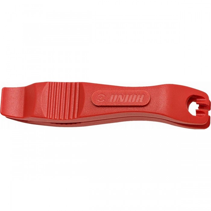 Set de Démonte-Pneus Unior Rouges en Plastique Ergonomique - 2 Pièces - 1