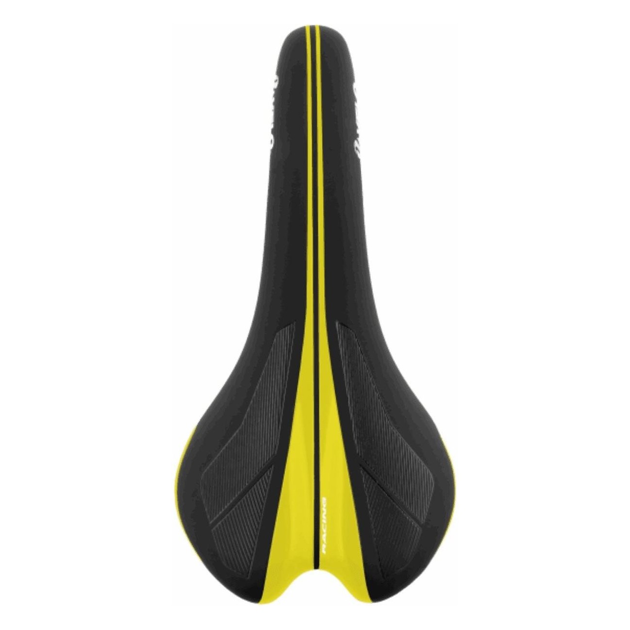 Selle Competition Noir Jaune Cr-Mo 7mm - Confort et Performance, 278x133mm, 244g - 1