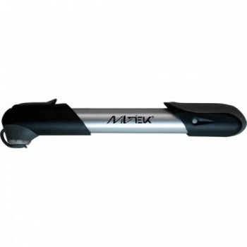 MVTEK Mini Telescopic Pump in Black Aluminum, 210mm, 8 Bar, Dual Chamber - 1