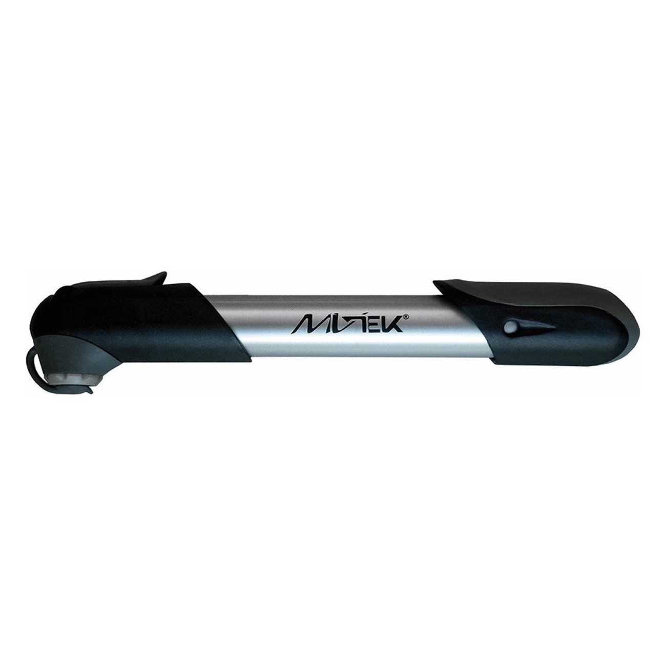 MVTEK Mini Telescopic Pump in Black Aluminum, 210mm, 8 Bar, Dual Chamber - 1