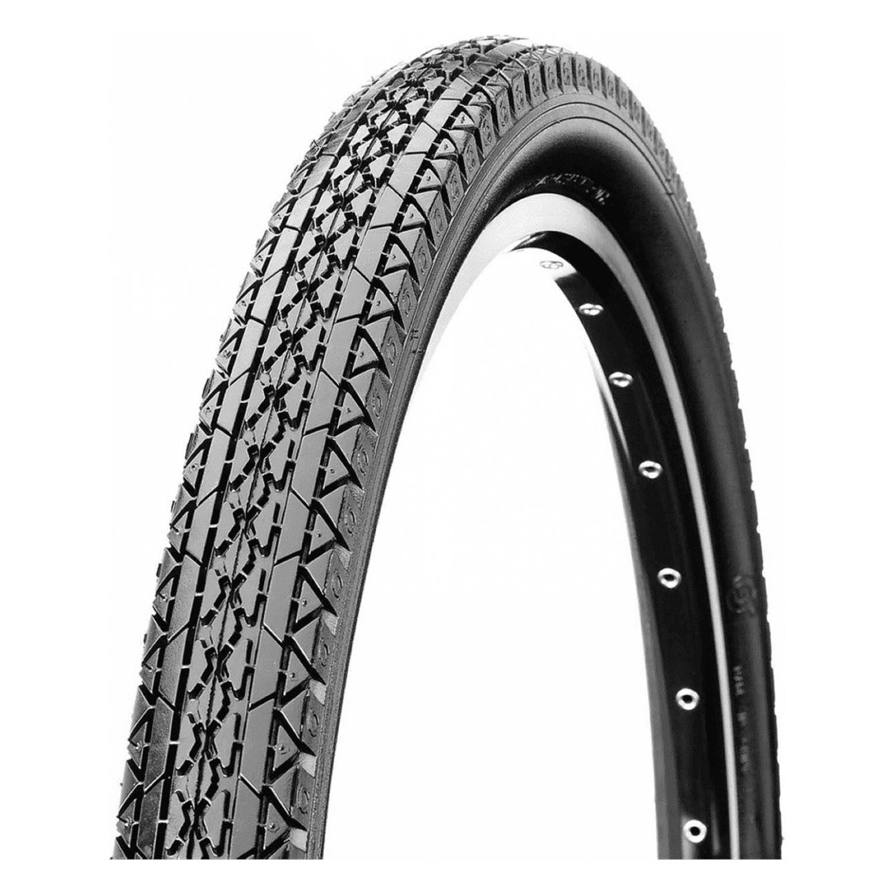 Pneu CST 26x1 3/4 (54-571) C241 Noir Rigide pour Chariot - Résistant et Fiable - 1