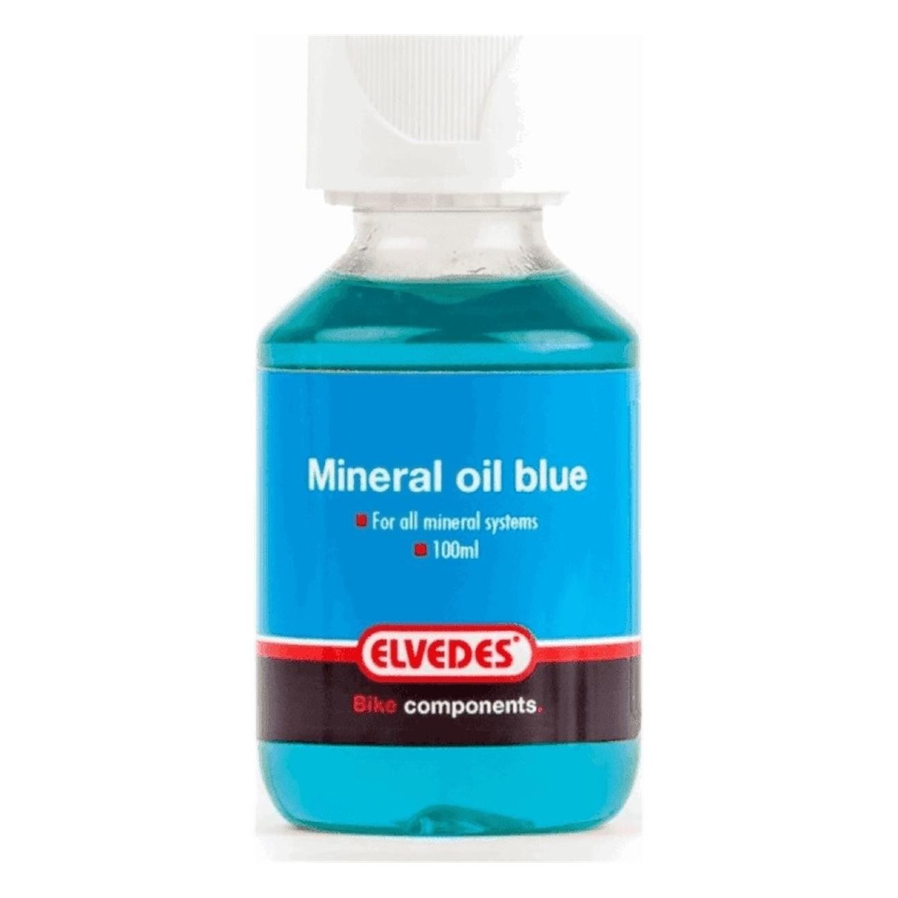 Elvedes Blue Mineral Brake Oil 100 ml for Hydraulic Brake Systems - 1