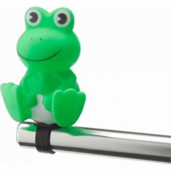 Green Frog Shaped Bike Bell for Kids - 1