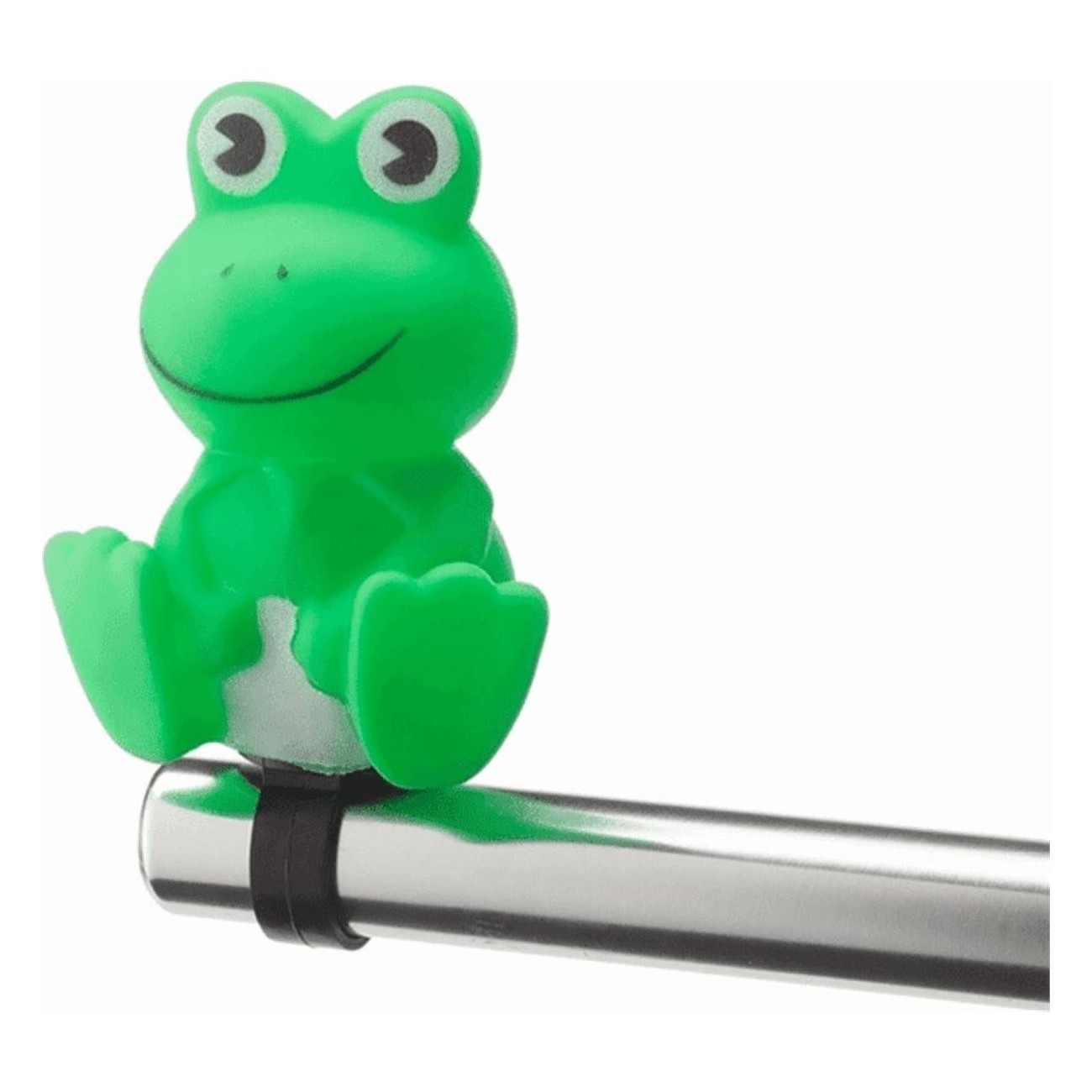 Green Frog Shaped Bike Bell for Kids - 1