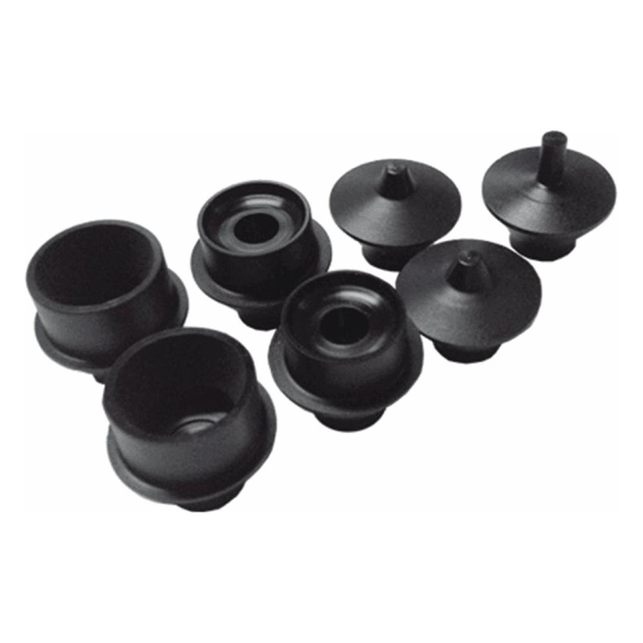 Lefty Fork Adapter Bushing Kit Black - 7 Pieces BiciSupport - 1