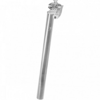 Aluminum MTB Seatpost 27.2mm x 350mm with Quick Release, Silver - 1