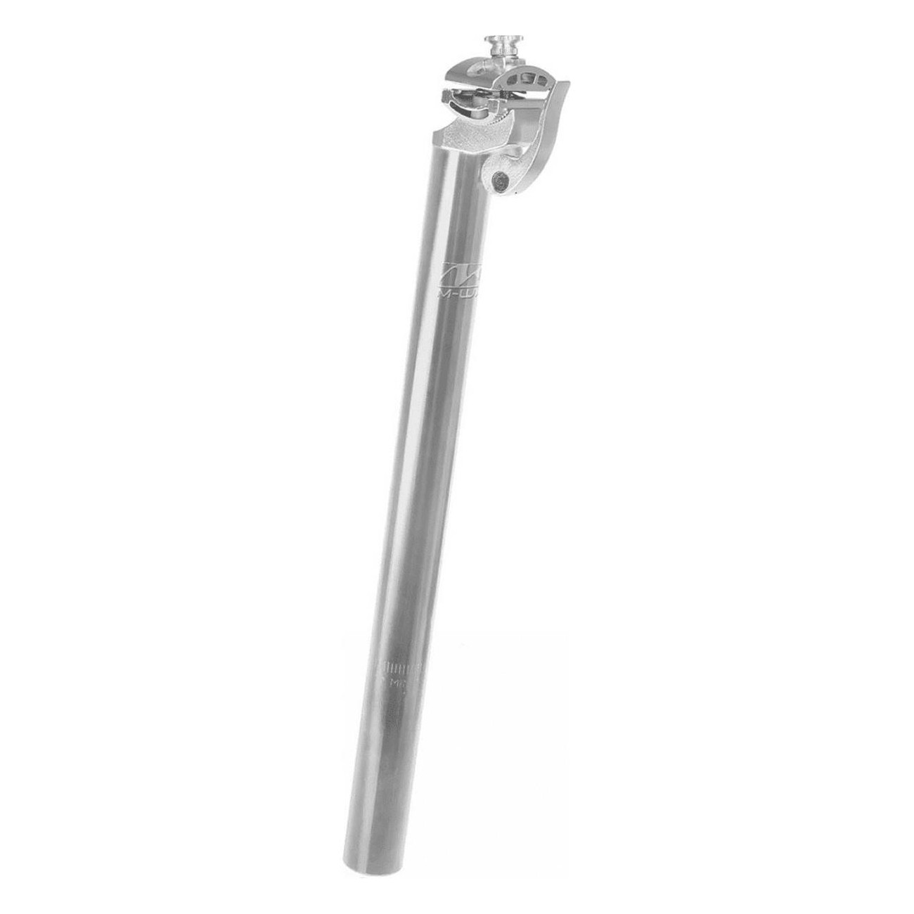 Aluminum MTB Seatpost 27.2mm x 350mm with Quick Release, Silver - 1