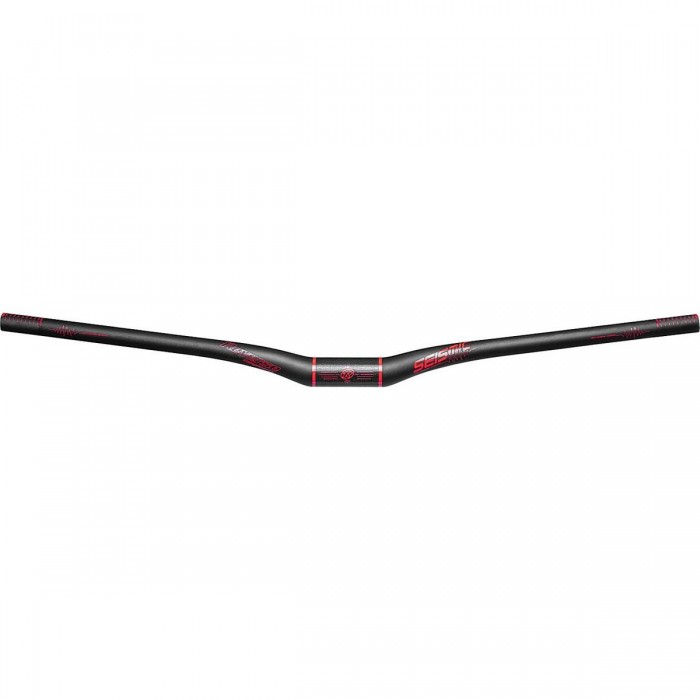 Manillar de Carbono Reverse Seismic 810mm Ø35mm/25mm Negro-Rojo MTB - 1