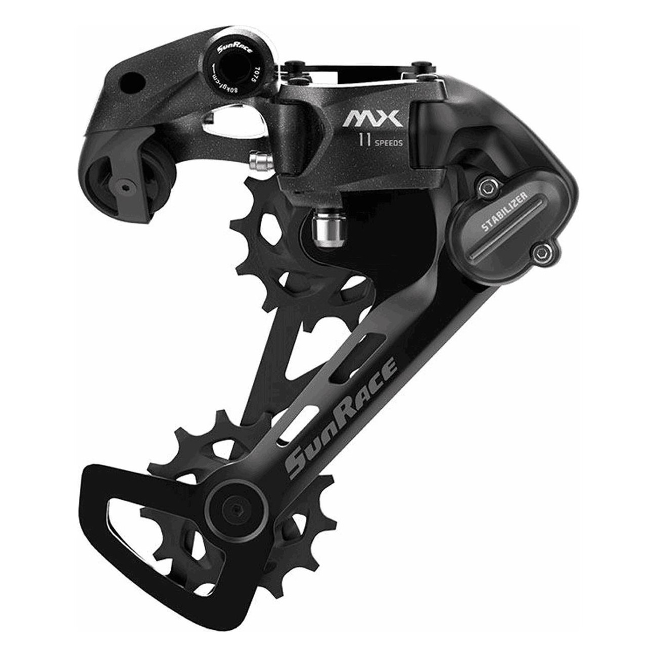 11-Speed MTB Derailleur in Black Aluminum Compatible with Shimano - SUNRACE - 1