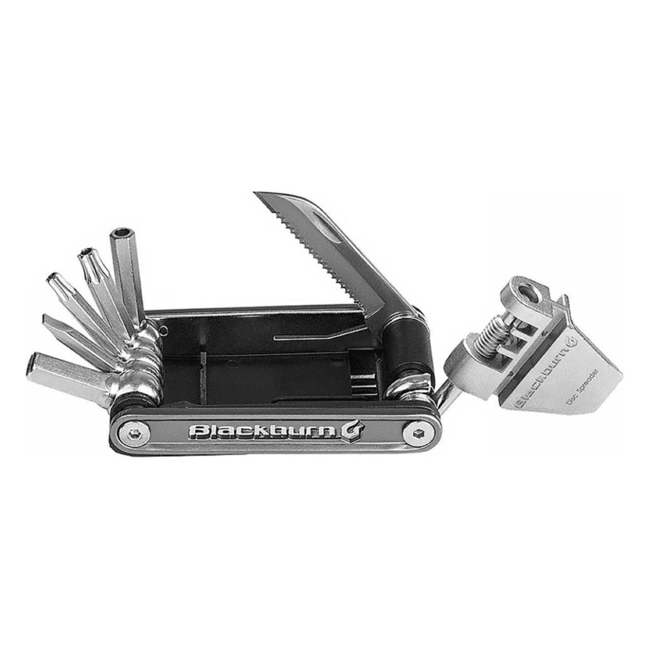 18-Function Multi-Tool Kit with Chain Breaker, Knife, and Torx Keys for Cycling - 1