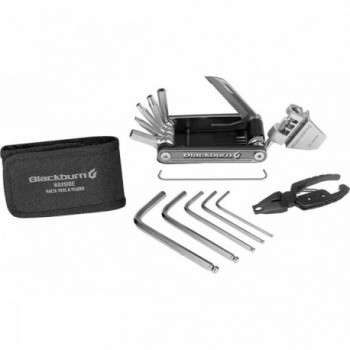 18-Function Multi-Tool Kit with Chain Breaker, Knife, and Torx Keys for Cycling - 2