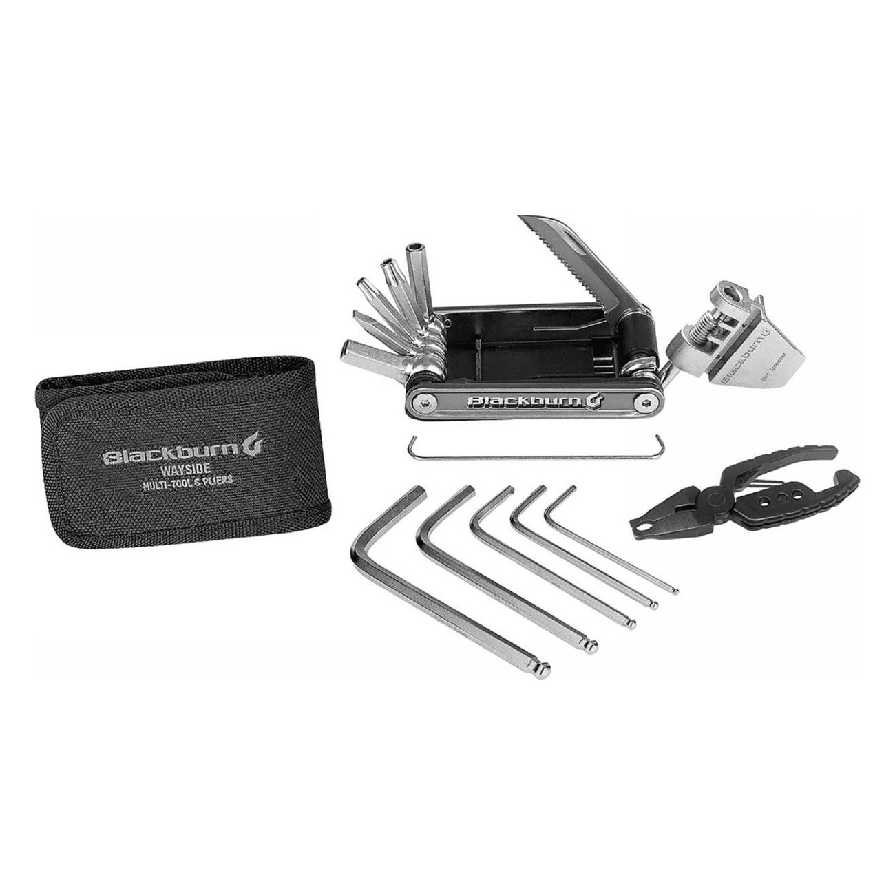 18-Function Multi-Tool Kit with Chain Breaker, Knife, and Torx Keys for Cycling - 2