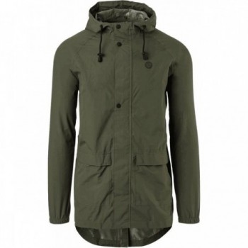 Giacca Rain Commuter Parka Verde Scuro - Taglia L, Elegante e Funzionale per le Giornate di Pioggia - 1 - Giacche - 871756565057