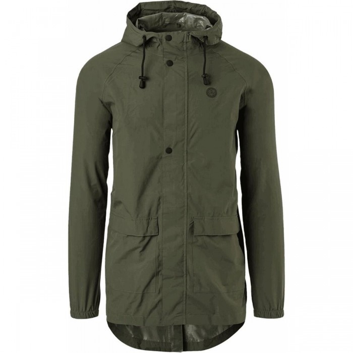 Chaqueta Rain Commuter Parka Verde Oscuro - Talla L, Elegante y Funcional - 1