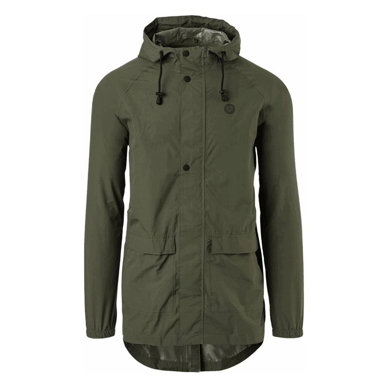 Chaqueta Rain Commuter Parka Verde Oscuro - Talla L, Elegante y Funcional - 1