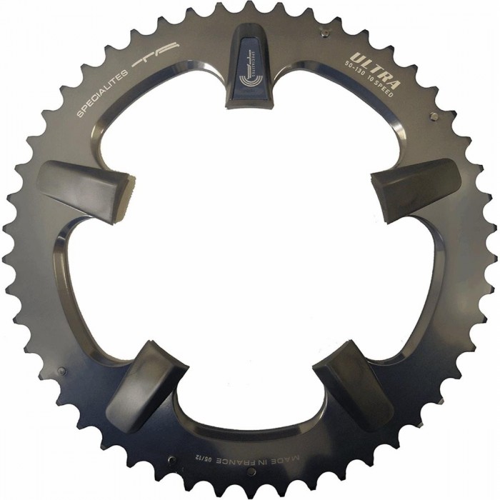 Shimano Ultegra 10V 53T Single Chainring Gray, BCD 130mm, Compatible with T.A. - 1