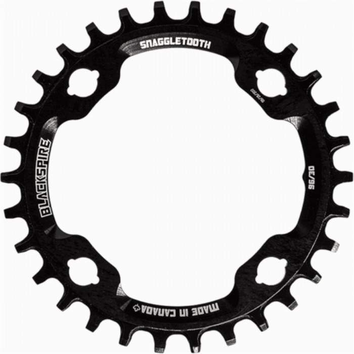 Couronne MTB 30T Snaggletooth 96mm BCD Compatible Shimano 10/11v - 1