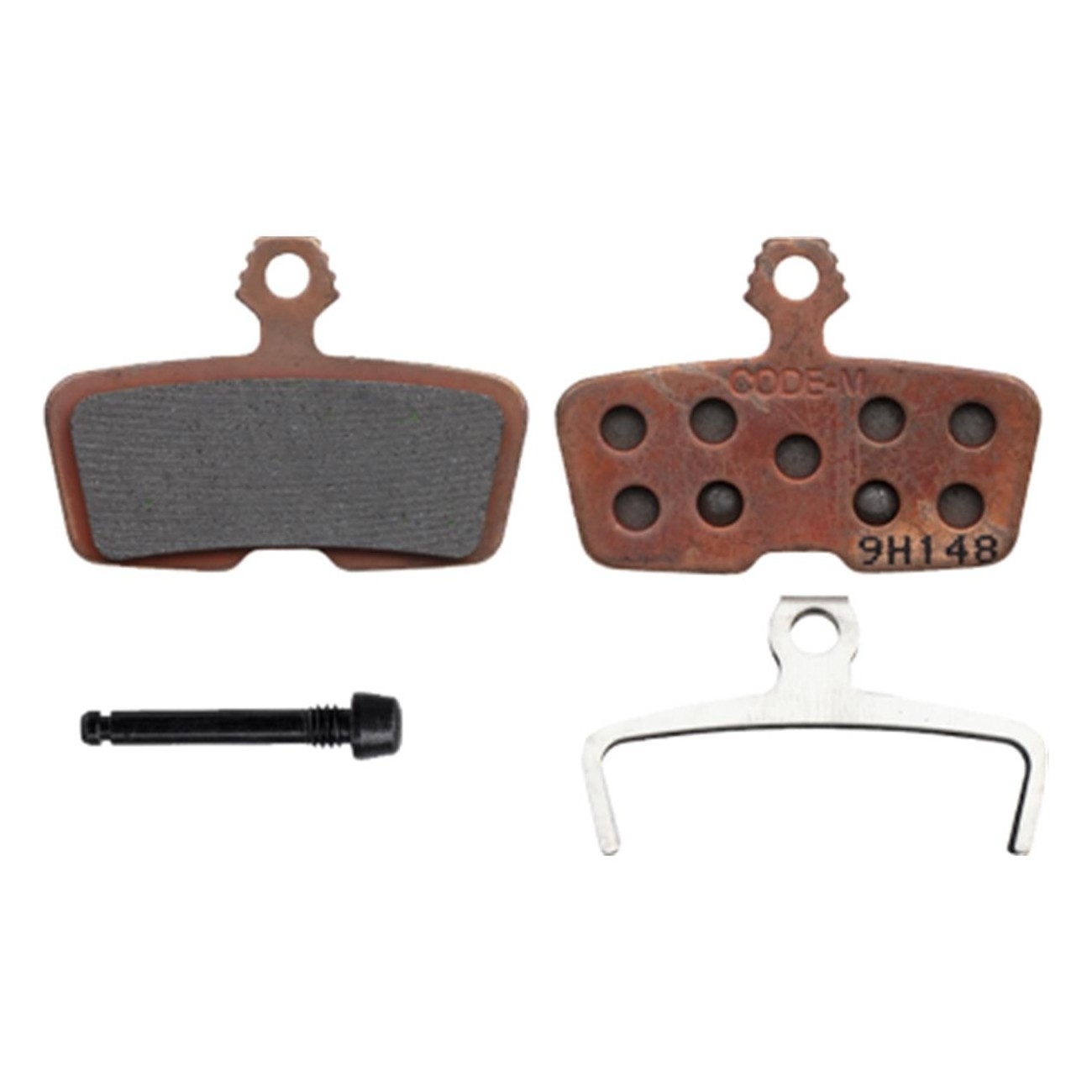 Pair of Sintered Brake Pads for SRAM Compatible with Code 2011+, Guide RE, G2 RE, DB8 - 1