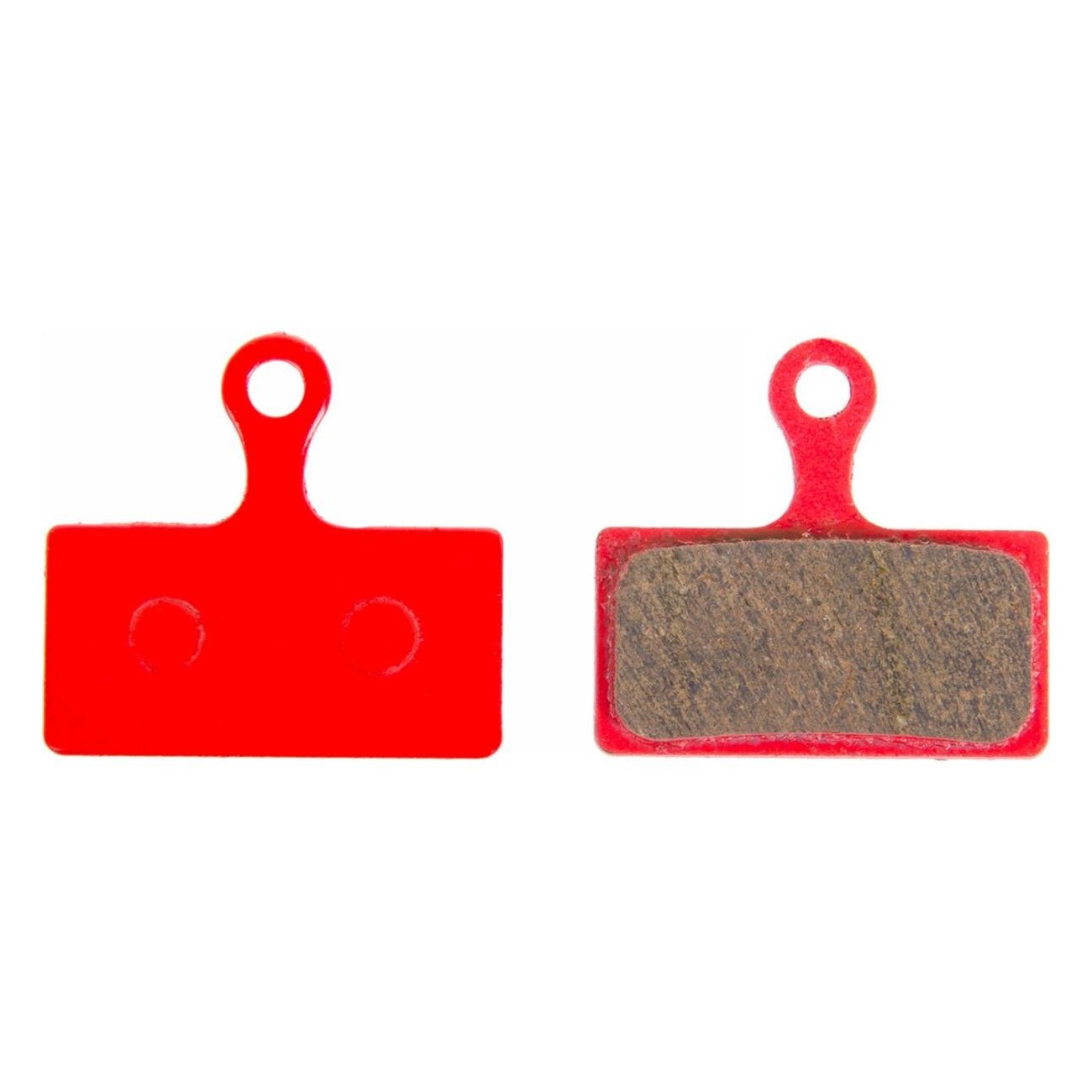 Plaquettes de frein à disque Shimano XTR BR-M785/885 rouges avec clip Nirosta - 1