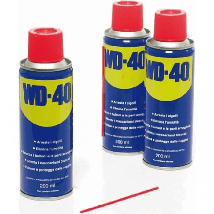 WD-40 Multi-Use Lubricant Spray 200ml - Rust Protection and Effective Lubrication - 1