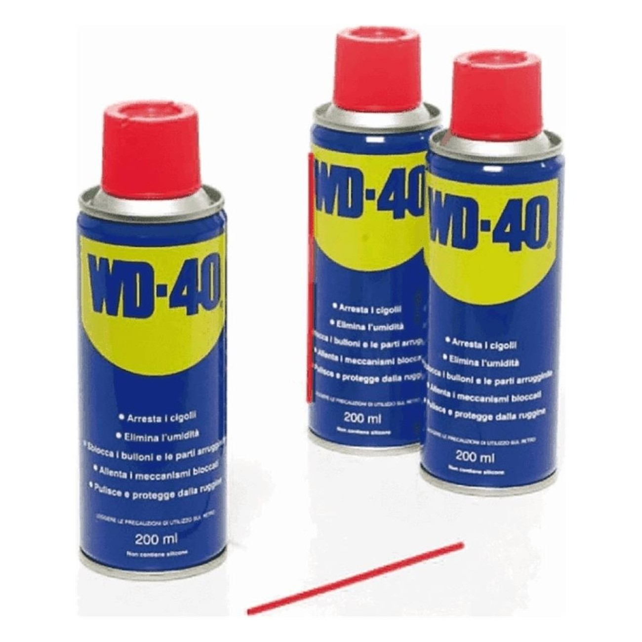 WD-40 Multi-Use Lubricant Spray 200ml - Rust Protection and Effective Lubrication - 1