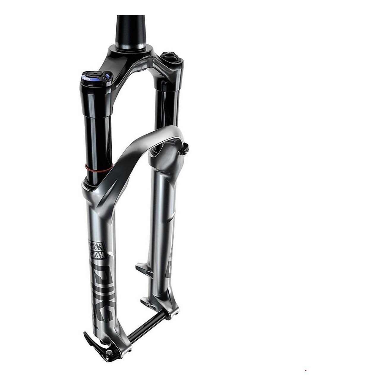 Pike DJ 26' Fork Solo Air 100mm Silver - Ideal for Dirt Jumping & Slopestyle - 1