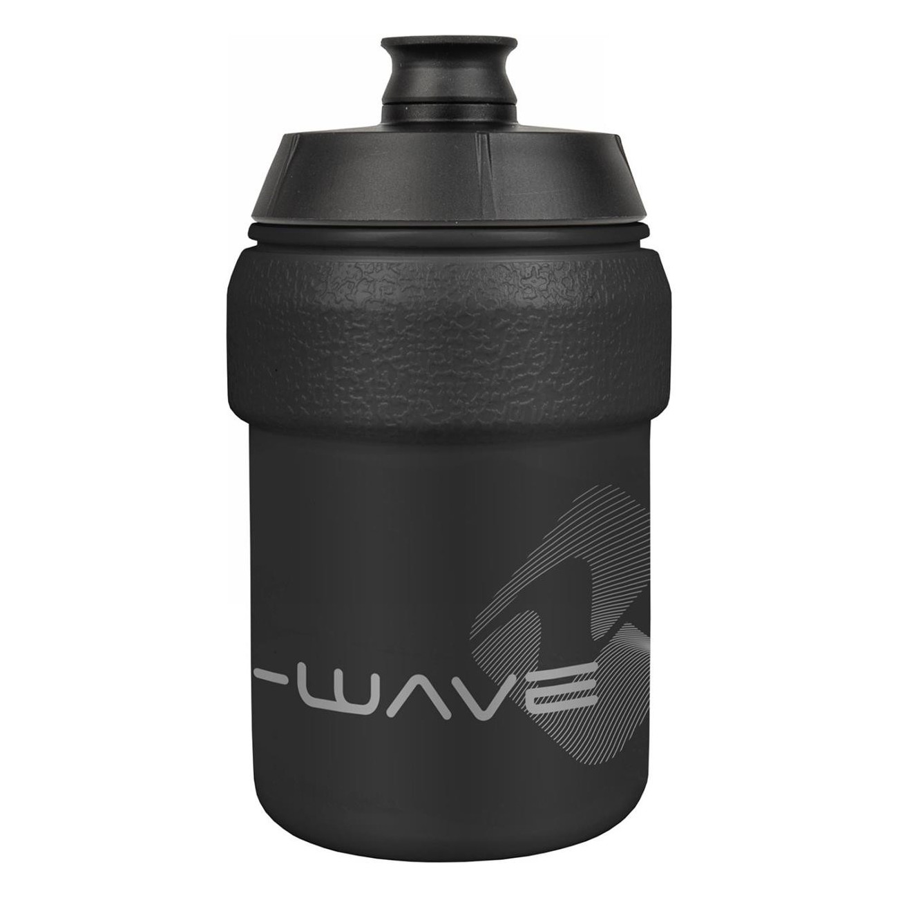 M-WAVE PBO 350 ml Black Plastic Water Bottle - 1