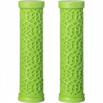 Poignées HILT ES 30mm en Caoutchouc Vert avec Collier en Aluminium CNC, 96g - FUNN - 1