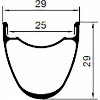 Cerchio Remerx RX 4032 Nero 700C 622x25mm 32 Fori per Strada e Ghiaia - 2 - Cerchi - 