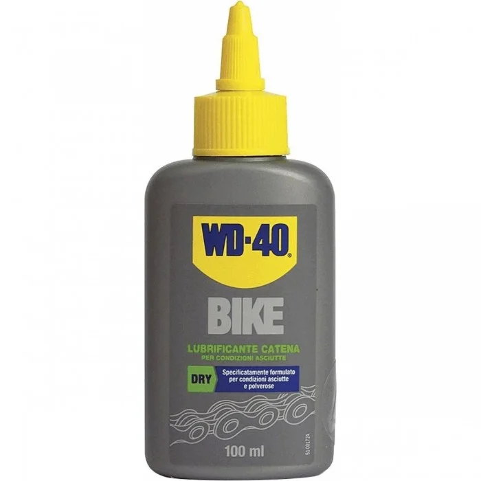 WD40 Bike Lubricating Oil 100ml with PTFE for Dry Chains - Optimal Lubrication - 1