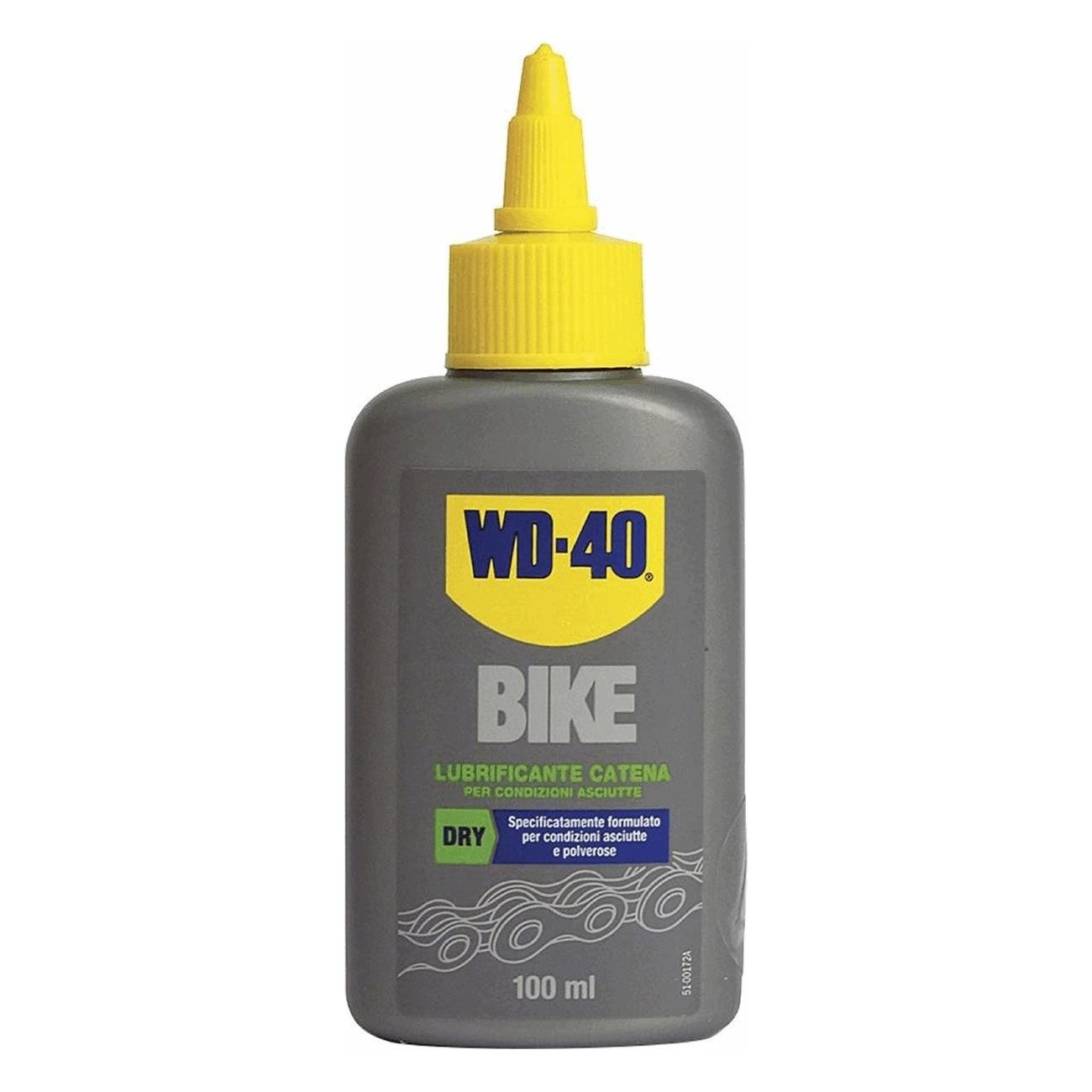 WD40 Bike Lubricating Oil 100ml with PTFE for Dry Chains - Optimal Lubrication - 1