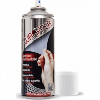 Removable Spray Paint Wrapper Matte White 400ml - Protection for Various Surfaces - 1