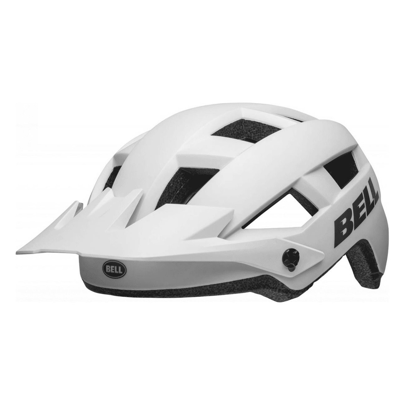 Casco Spark 2 Bianco Opaco con Visiera Regolabile, Taglia 53-60 cm - Comfort e Sicurezza per Avventure su Due Ruote - 2 - Caschi