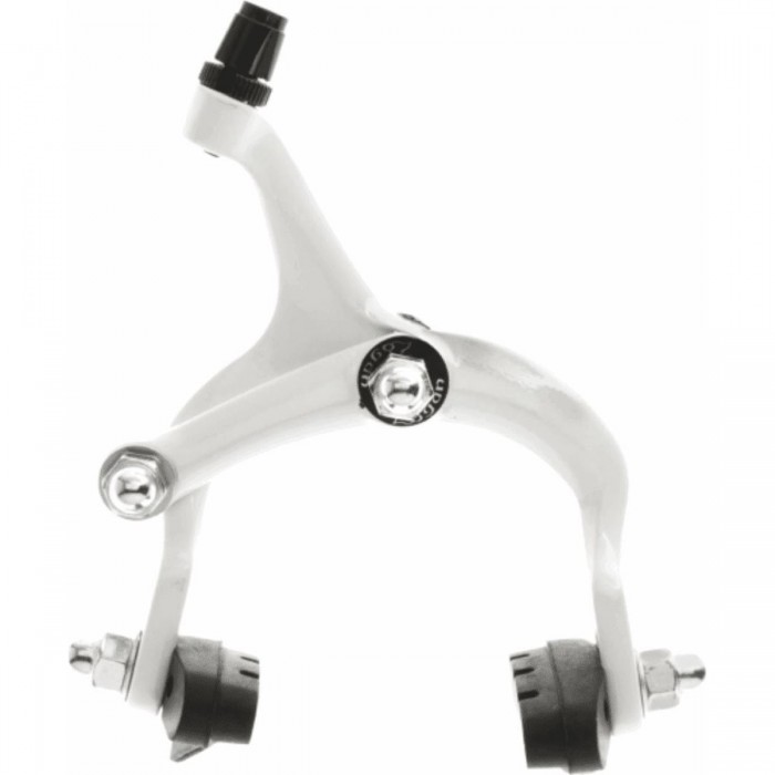 Bremssattel für Fixed Gear aus weißem Aluminium für V-Brake 41/67 mm - 1