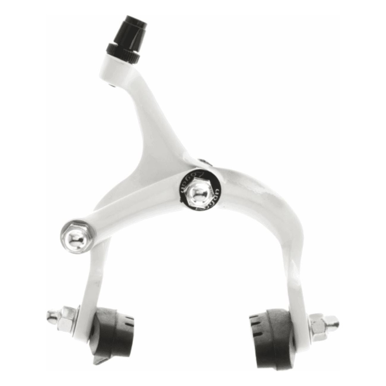 White Aluminum Fixed Gear Brake Calipers for V-brake 41/67 mm - 1