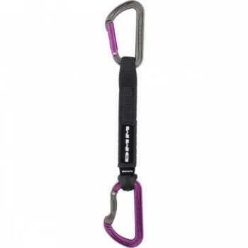 Single Quickdraw 18cm Purple for Sport Climbing - Lightweight & Easy to Use, 108g - 1