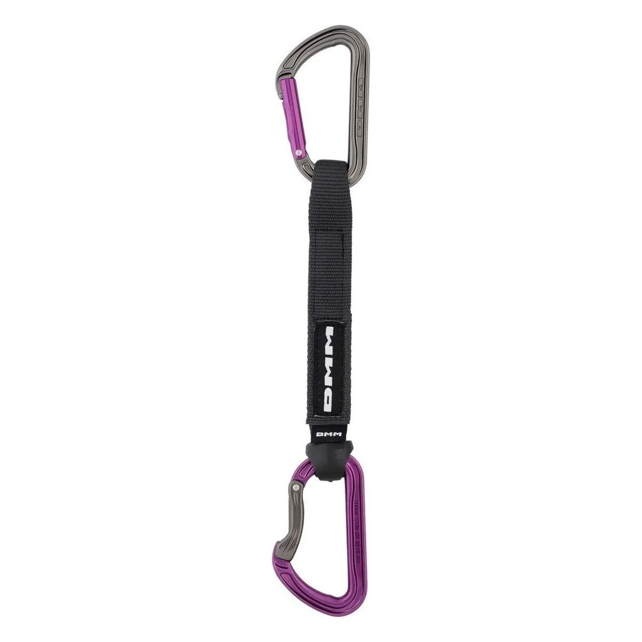 Single Quickdraw 18cm Purple for Sport Climbing - Lightweight & Easy to Use, 108g - 1