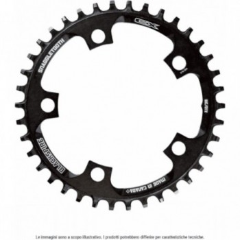 Snaggletooth 42T 110 BCD 5-Hole Gravel Bike Chainring 11v Aluminum - 1