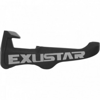 Exustar Rennpedale E-PR100PP Cr-Mo Schwarz mit E-ARC 10 Cleats, 245g - 3