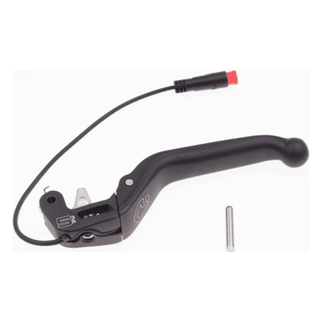 Leva Freno MT5e 3 Dita in Alluminio Nero per E-Bike MTB con Cavo 150mm - 1 - Pinze e comandi - 4055184013861